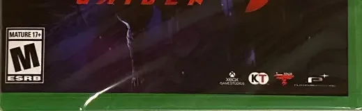 Ninja Gaiden 4, the ESRB box on its front