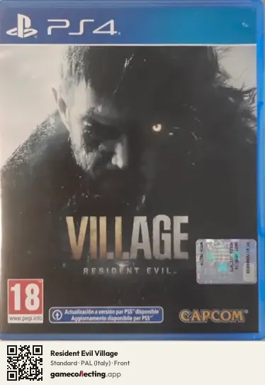 Resident Evil Village PlayStation 4, Italy box front