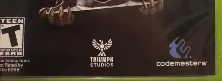 Overlord II, the ESRB box on its front