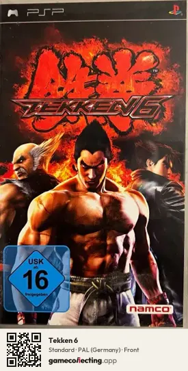 Tekken 6 PlayStation Portable, Germany box front