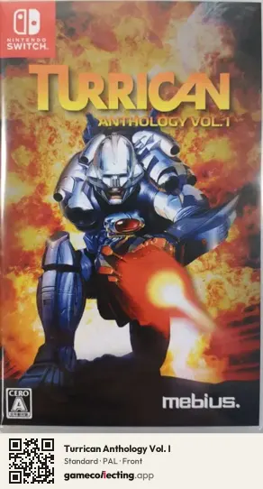 Turrican Anthology Vol. I Nintendo Switch, PAL box front