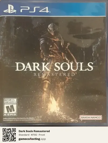 Dark Souls Remastered PlayStation 4, NTSC box front