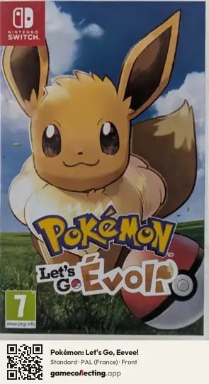 Pokémon: Let's Go, Eevee! Nintendo Switch, France box front