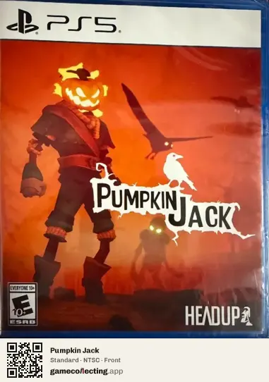 Pumpkin Jack PlayStation 5, NTSC box front