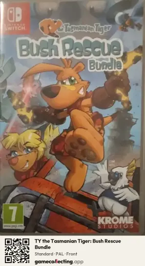 TY the Tasmanian Tiger: Bush Rescue Bundle Nintendo Switch, PAL box front