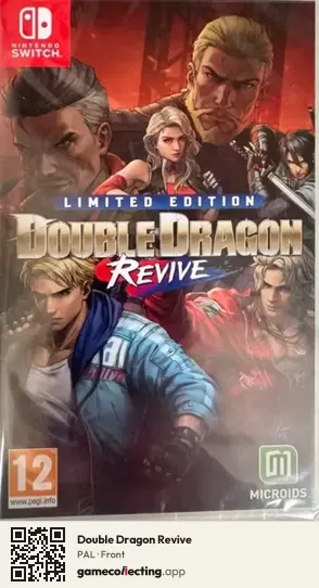 Double Dragon Revive Nintendo Switch, PAL box front