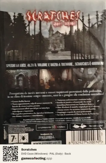 Scratches Computer, Italy box back