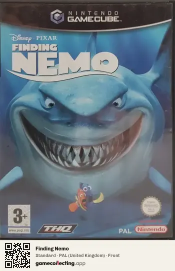 Finding Nemo Nintendo GameCube, United Kingdom box front