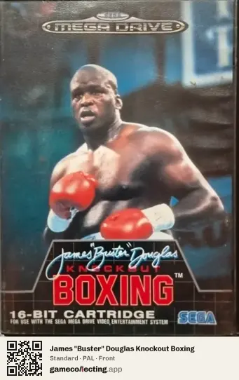 James "Buster" Douglas Knockout Boxing Sega Mega Drive / Genesis, PAL box front