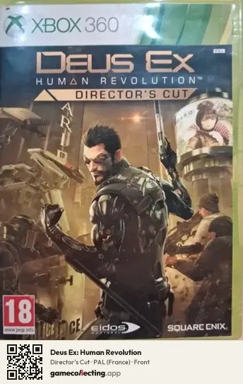 Deus Ex: Human Revolution Xbox 360, France box front