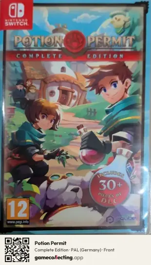 Potion Permit Nintendo Switch, Germany box front