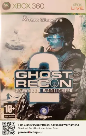 Tom Clancy's Ghost Recon: Advanced Warfighter 2 Xbox 360, Nordic countries box front