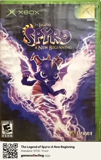 The Legend of Spyro: A New Beginning Xbox, NTSC box front