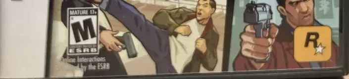 Grand Theft Auto: Chinatown Wars, the ESRB box on its front