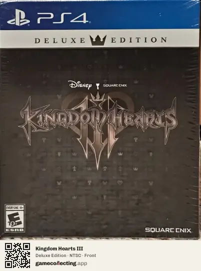 Kingdom Hearts III PlayStation 4, NTSC box front