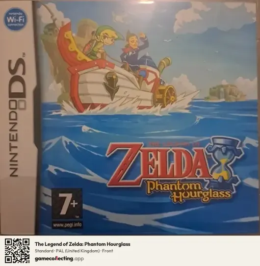 The Legend of Zelda: Phantom Hourglass Nintendo DS, United Kingdom box front