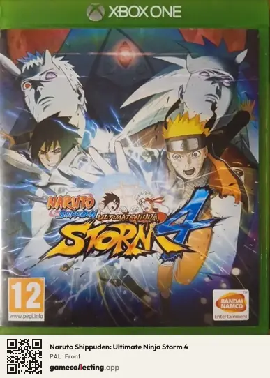 Naruto Shippuden: Ultimate Ninja Storm 4 Xbox One, PAL box front