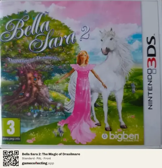 Bella Sara 2: The Magic of Drasilmare Nintendo 3DS, PAL box front