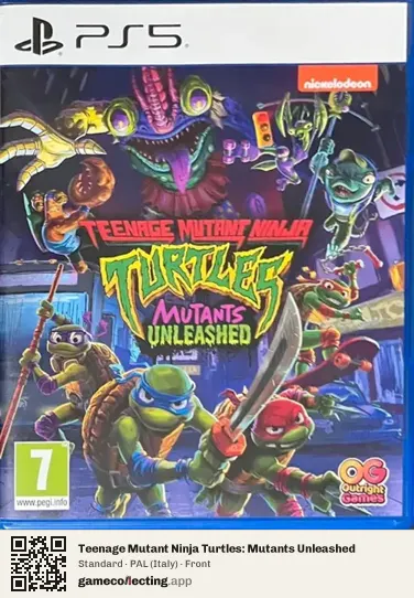 Teenage Mutant Ninja Turtles: Mutants Unleashed PlayStation 5, Italy box front