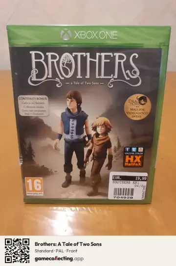 Brothers: A Tale of Two Sons Xbox One, PAL box front