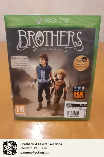 Brothers: A Tale of Two Sons Xbox One, PAL box front