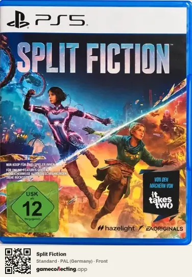 Split Fiction PlayStation 5, Germany box front