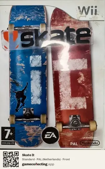 Skate It Nintendo Wii, Netherlands box front