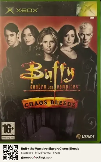 Buffy the Vampire Slayer: Chaos Bleeds Xbox, France box front