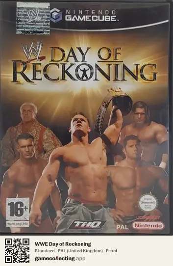 WWE Day of Reckoning Nintendo GameCube, United Kingdom box front