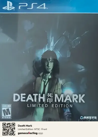 Death Mark PlayStation 4, NTSC box front