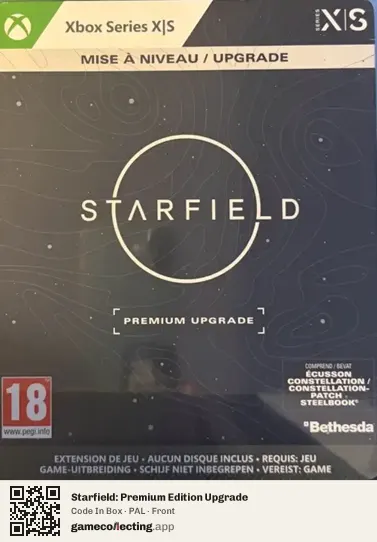 Starfield: Premium Edition Upgrade Xbox Series X, PAL box front