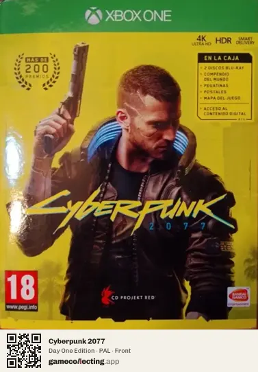 Cyberpunk 2077 Xbox One, PAL box front