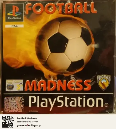 Football Madness PlayStation, PAL box front