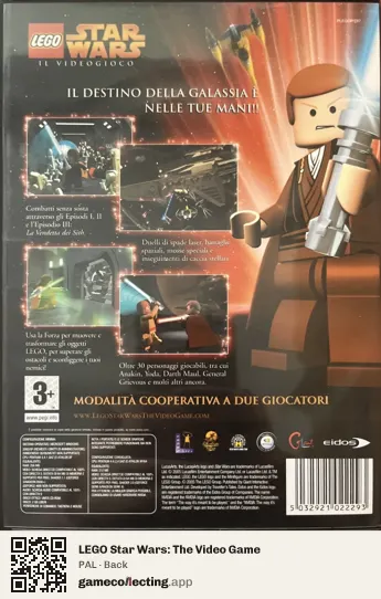LEGO Star Wars: The Video Game Computer, PAL box back