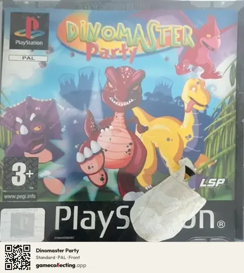 Dinomaster Party PlayStation, PAL box front
