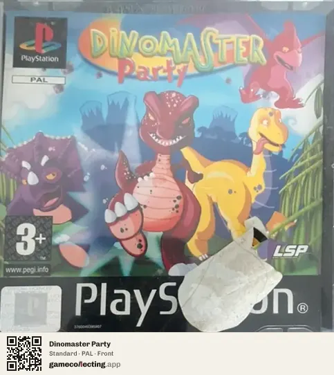 Dinomaster Party PlayStation, PAL box front