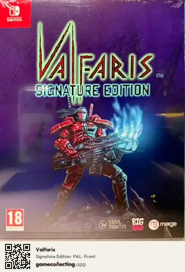 Valfaris Nintendo Switch, PAL box front