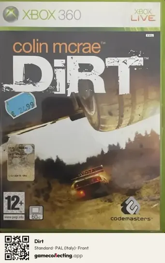 Dirt Xbox 360, Italy box front