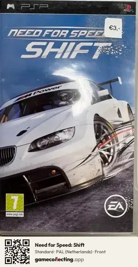 Need for Speed: Shift PlayStation Portable, Netherlands box front