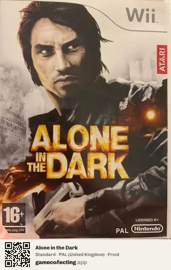Alone in the Dark Nintendo Wii, United Kingdom box front