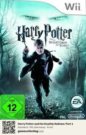 Harry Potter and the Deathly Hallows: Part 1 Nintendo Wii, Germany box front