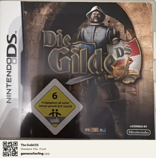 The Guild DS Nintendo DS, PAL box front