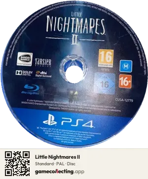 Little Nightmares II PlayStation 4, PAL disc