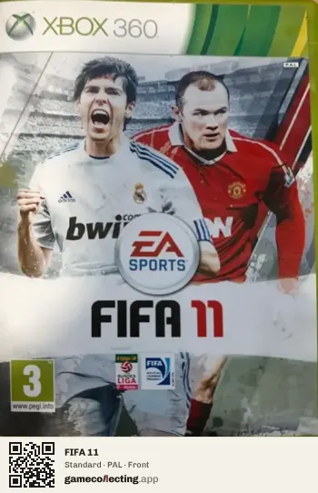 FIFA 11 Xbox 360, PAL box front