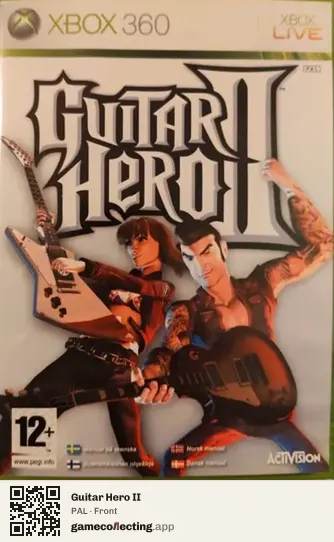Guitar Hero II Xbox 360, PAL box front