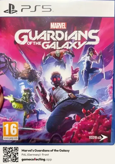 Marvel's Guardians of the Galaxy PlayStation 5, Germany box front