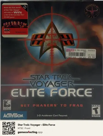 Star Trek: Voyager - Elite Force Computer, NTSC box front
