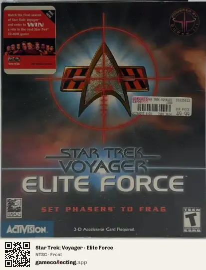 Star Trek: Voyager - Elite Force Computer, NTSC box front