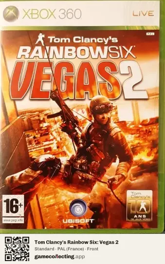 Tom Clancy's Rainbow Six: Vegas 2 Xbox 360, France box front