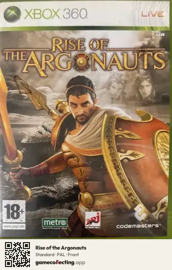 Rise of the Argonauts Xbox 360, PAL box front